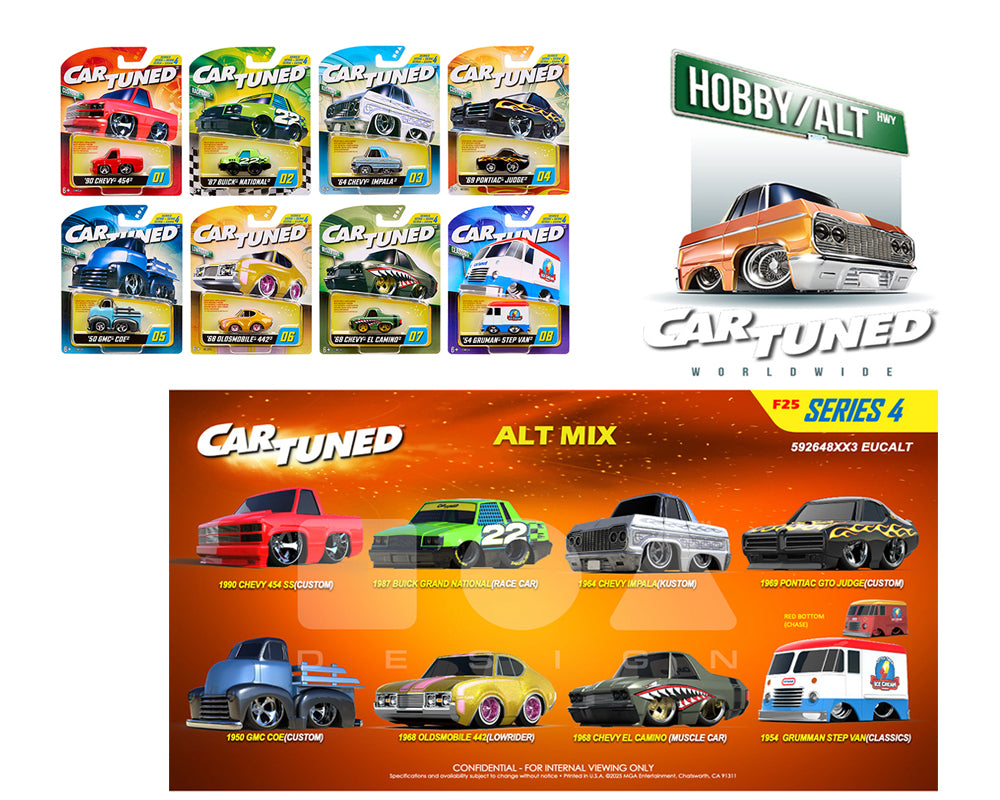 CarTuned 592648-XX3 1:64 Series 4 Hobby Alternate 2025 Assortment