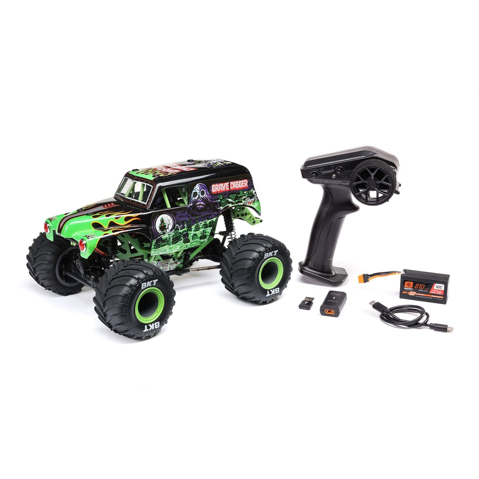 LOS01026 1/18 Mini LMT 4X4 Brushed Monster Truck RTR (Battery