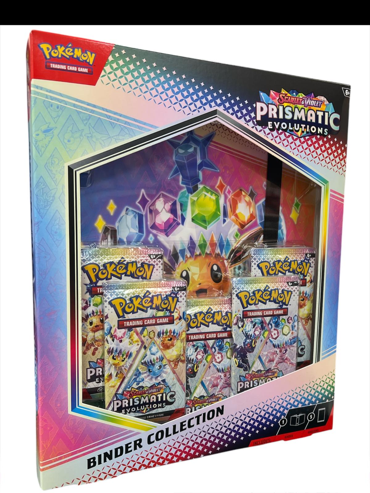 PKU10-10023-101 Pokémon Scarlet & Violet Prismatic Evolutions Binder C – New Sun Racing