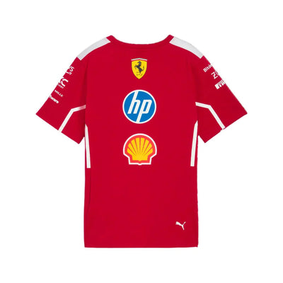 701232809 Scuderia Ferrari F1 2025 Men's Team T-Shirt - Dark Cherry