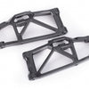 10230 Suspension arms, lower, black (left and right, front or rear) (2)