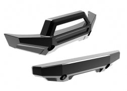 10735-BLKCR  Bumper, front (1)/ rear (1) (black chrome)