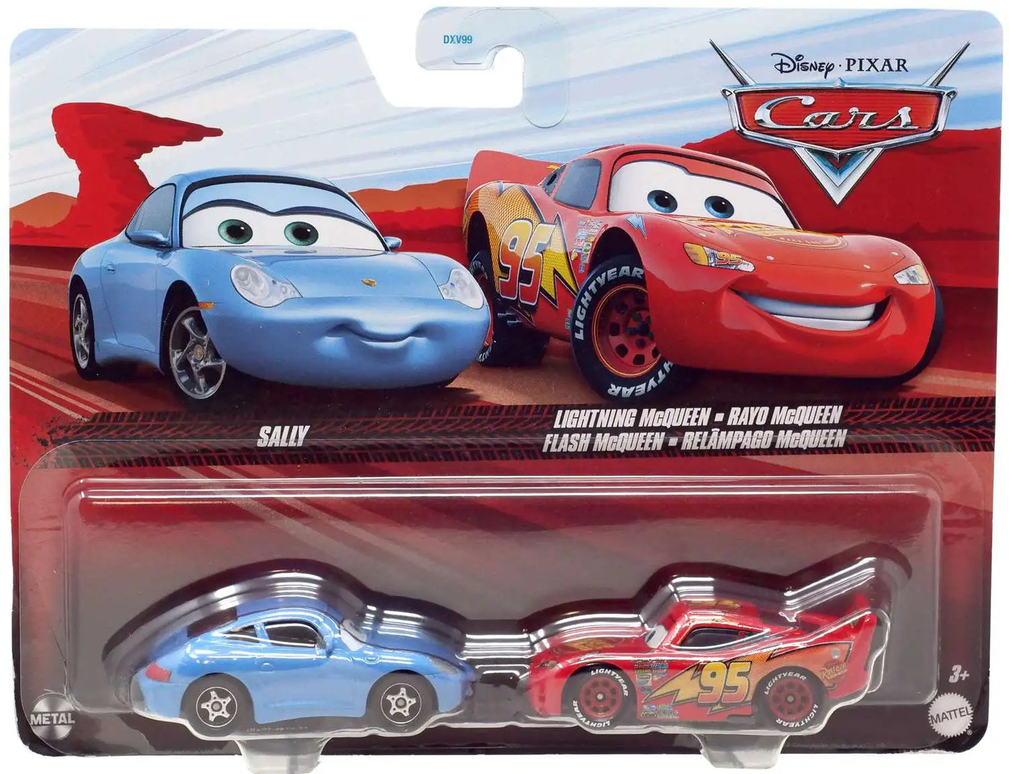 HWDXV99 Cars Sally and Lighting McQueen