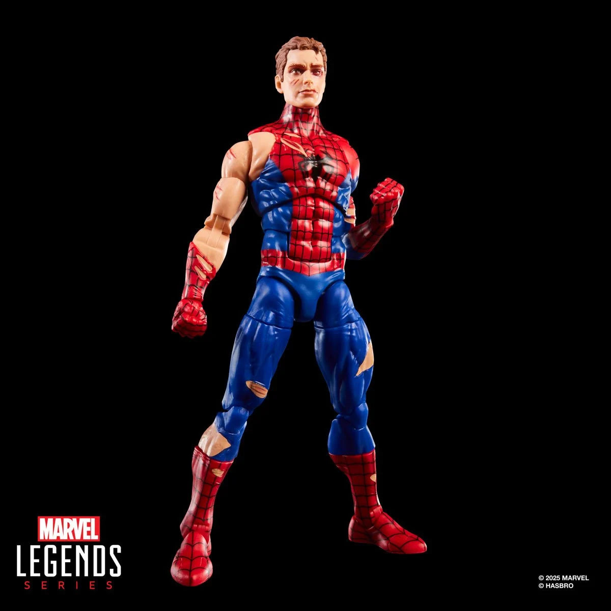 HSG0638 Spider-Man Marvel Legends Magic: The Gathering Battle-Damaged Spider-Man 6-Inch Action Figure and Card