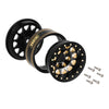 INJYQW-1301BGD INJORA 1.3" 70*27mm -3.75mm Offset Brass Wheels Set for Micro Crawlers (4)