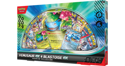 PKU10-10263-101 Pokemon Venusaur & Blastoise Ex Premium Collection