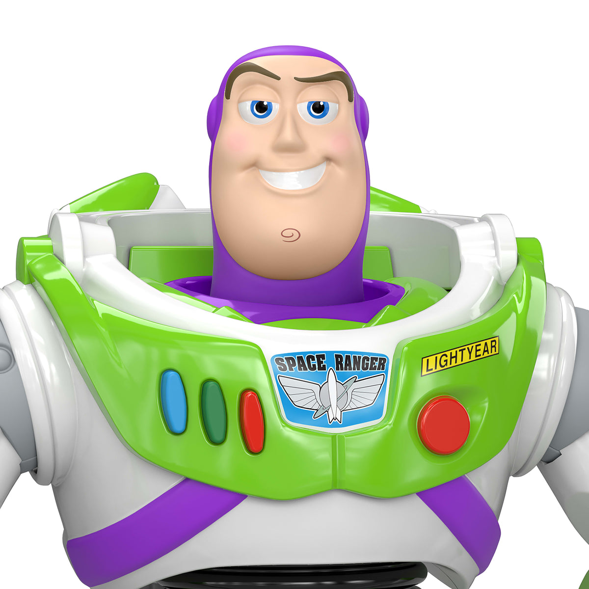 Toy Story Buzz Lightyear toy figure on a white background