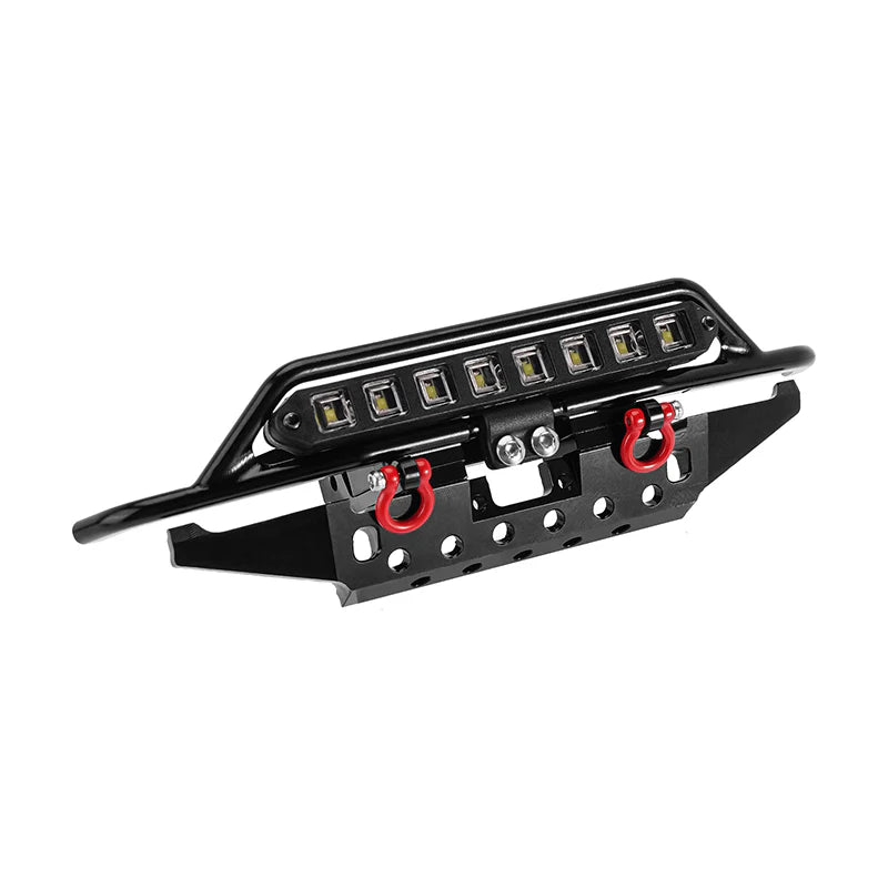 INJ4M-43FR INJORA CNC Aluminum Front Rear Bumpers V2 for 1/18 TRX4M Bronco (4M-43)