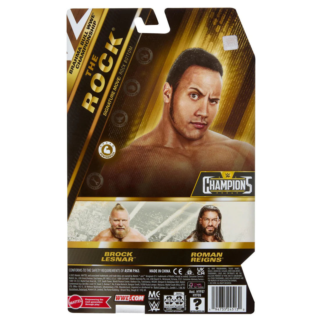 HYF07 WWE Champions The Rock
