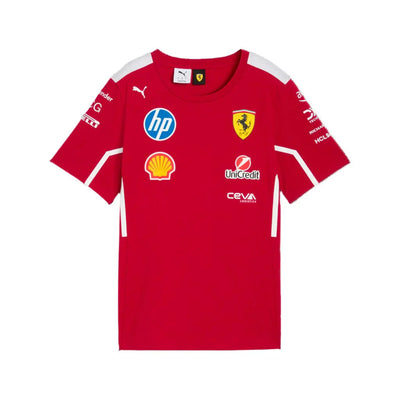 701232809 Scuderia Ferrari F1 2025 Men's Team T-Shirt - Dark Cherry