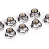 3647 Nuts,4mm Flanged Nylon Lo