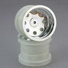 3673 2.2" Chrome Front Wheels (2)