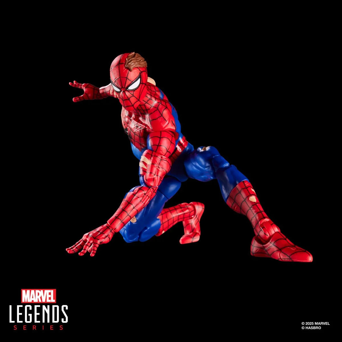 HSG0638 Spider-Man Marvel Legends Magic: The Gathering Battle-Damaged Spider-Man 6-Inch Action Figure and Card