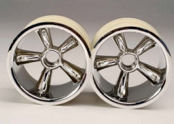 4174  TRX® Pro-Star chrome wheels (2) (front) (for 2.2" tires)
