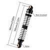 INJASC18-10GL-4 INJORA 59mm Long Threaded Oil Shocks for 1/18 Redcat Ascent-18 HPI Venture18