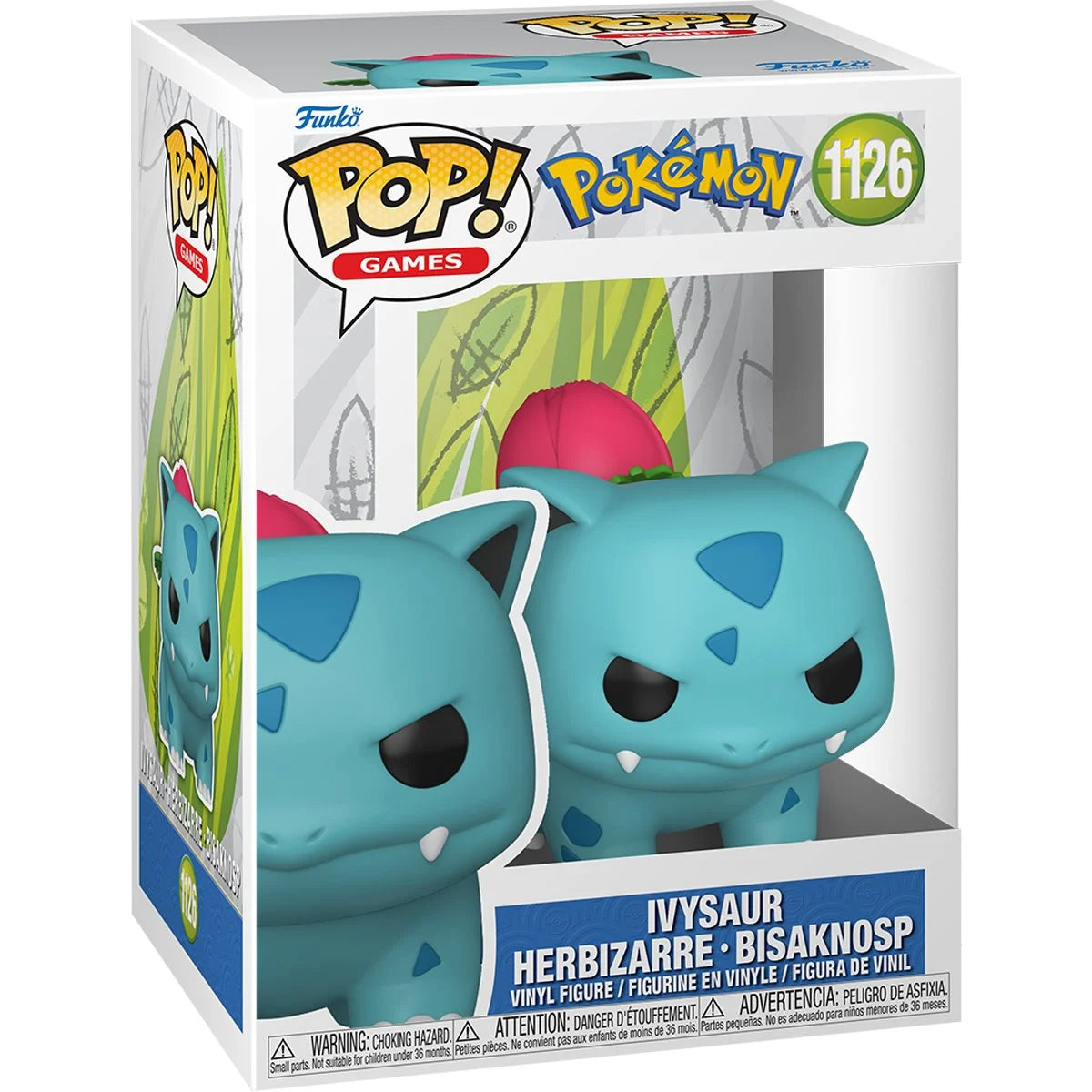 FU91664 Pokemon Ivysaur Funko Pop! #1126