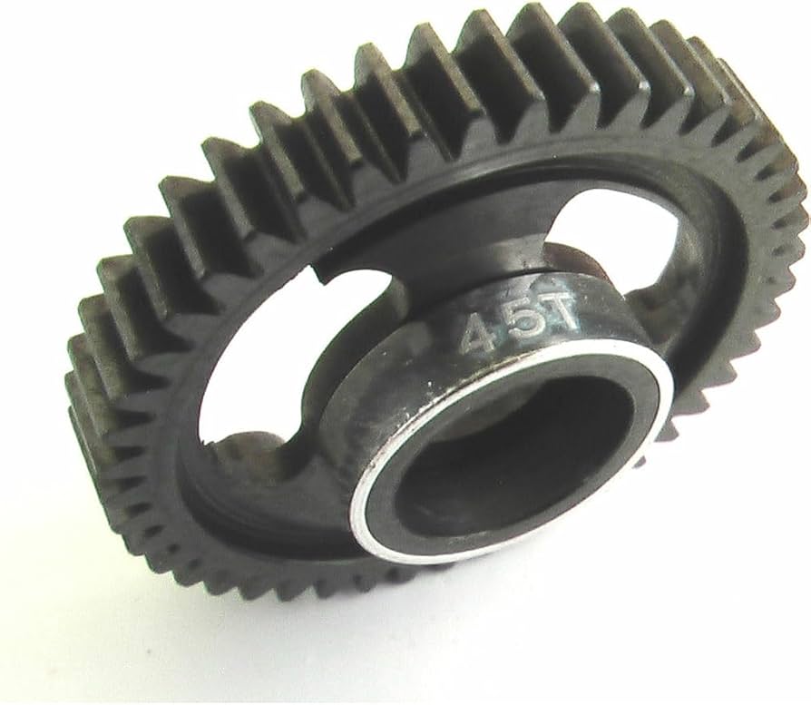 HRSVXS845 Steel Spur Gear (45T)(Silver) - 1/16 TRA