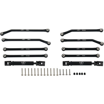 HRSXTF133LC Aluminum 8 Link Drive Set for (155mm LCG) Scx 24