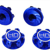 HRXMX10N06 Aluminum Serrated 25mm Hex Wheel Nuts 4 X-Maxx