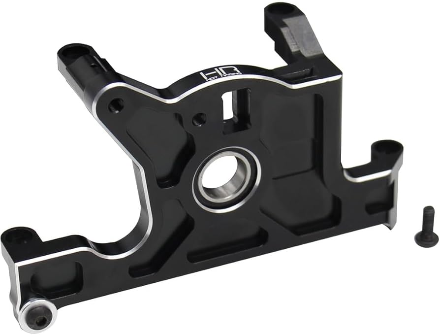 HRRUF38X01 Motor Mount - Black - Rustler 4x4 Slash 4x4