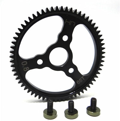 HRSERVO265 - Steel Spur Gear (65T 0.8 Mod)(Gunmetal) - TRA