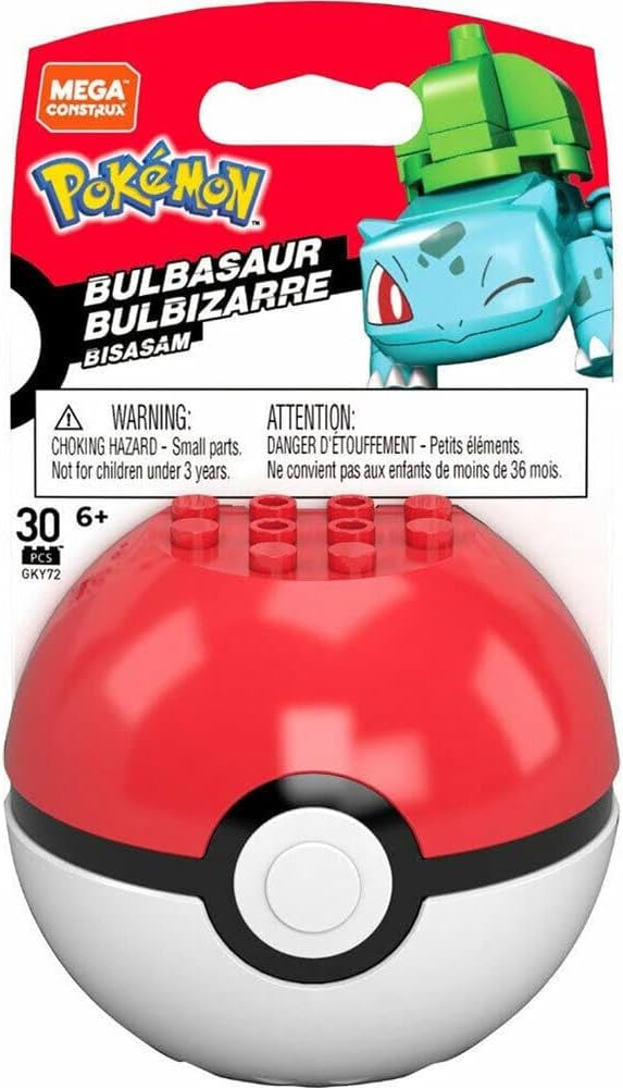 GFC85 Mega Construx Pokeball Bulbasaur