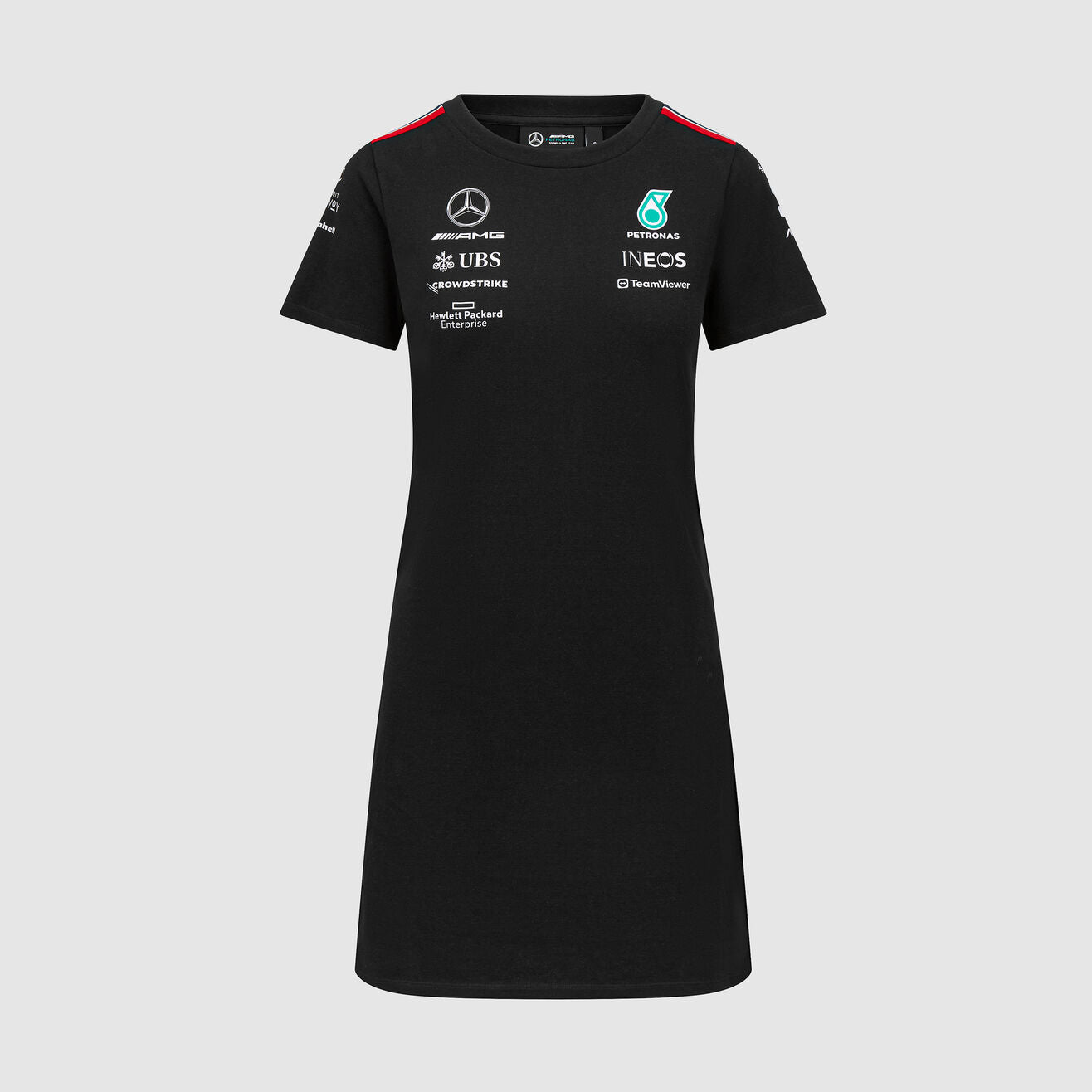 701223439 Mercedes AMG Petronas F1 2023 Women's Team T-Shirt Dress -