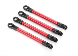 7118X Push rods, aluminum (red-anodized)