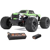 ARA2102 1/18 GRANITE GROM 4X4 RTR Brushed Monster Truck (Battery & Charger Included) Green