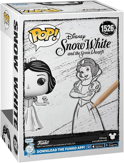 FU80945 Disney Sketched Snow White Funko Pop! Vinyl Figure #1526