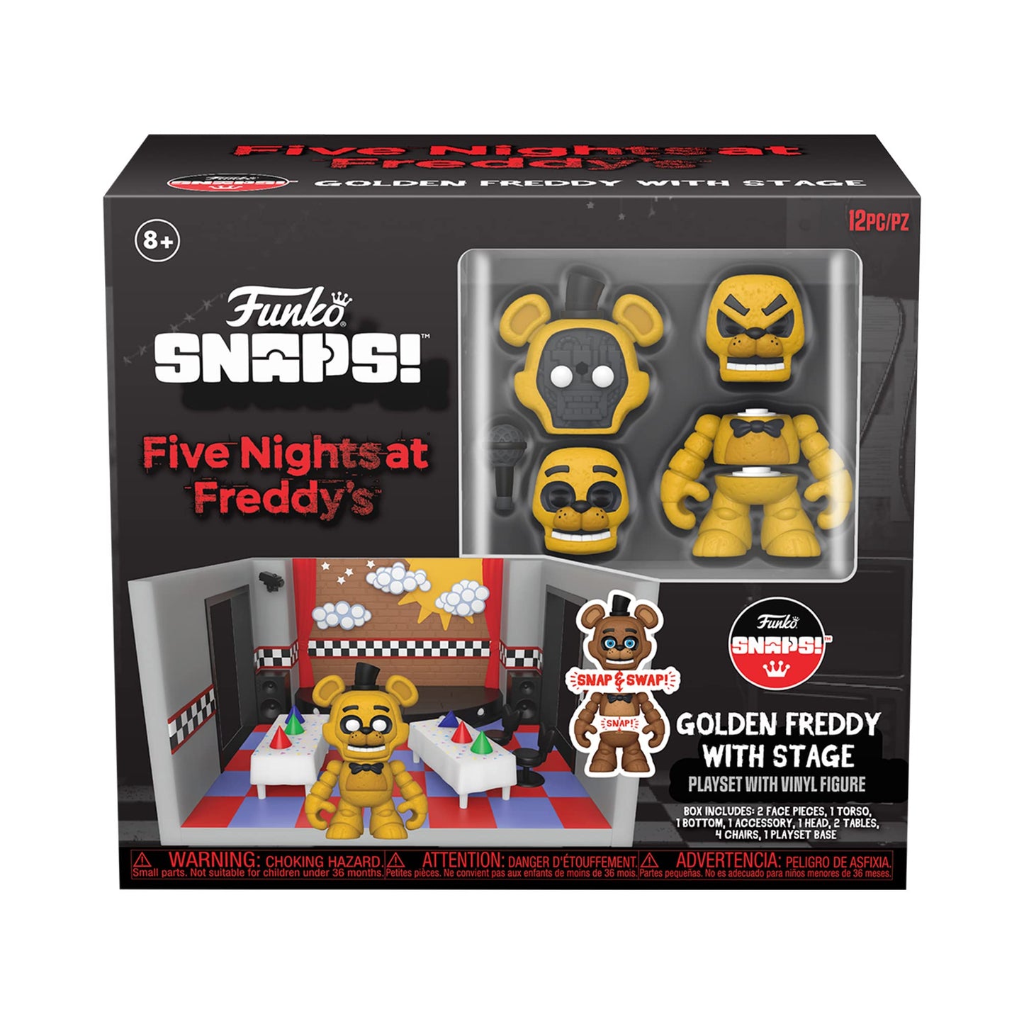 FU64923 Funko Snaps FNAF Golden Freddy w/Stage