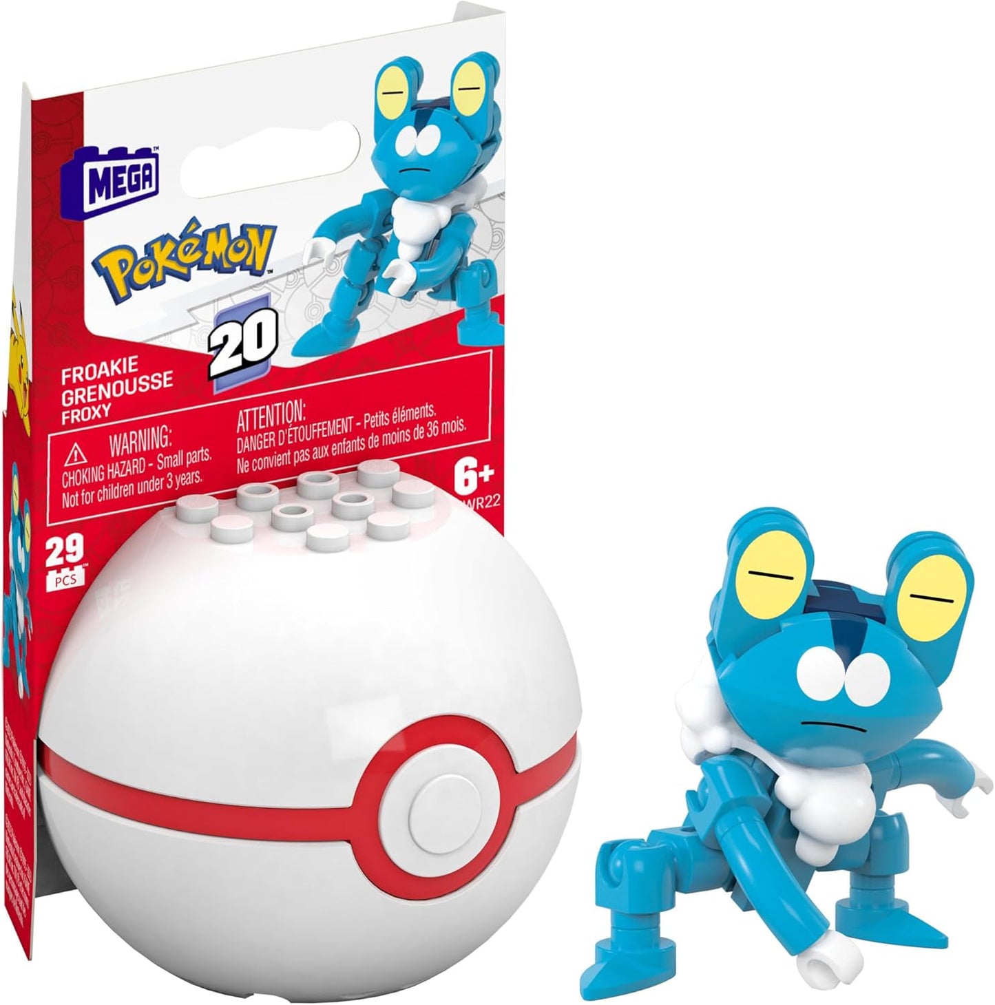 HWR20 Mega Construx Pokeball Froakie