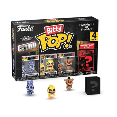 FU73047 FNAF Nightmare Bonnie Bitty Pop 4 Pack
