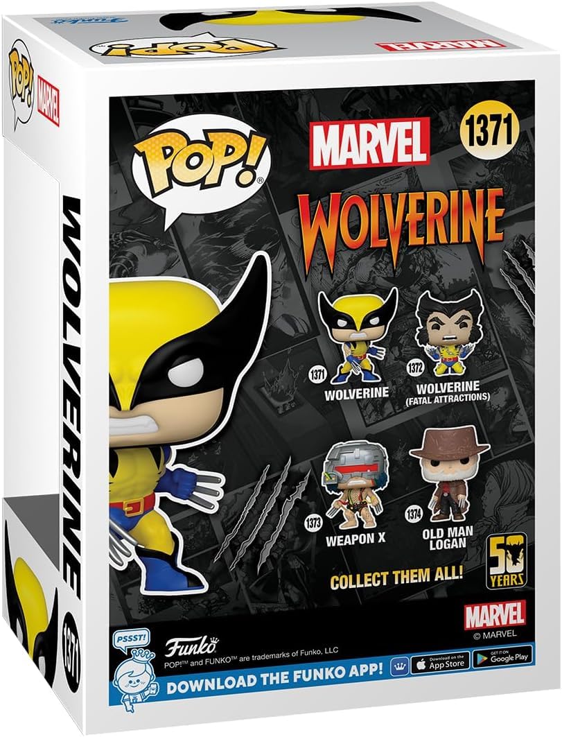 FU77438 Marvel-Wolverine (Classic Suit) 50th Anniversary