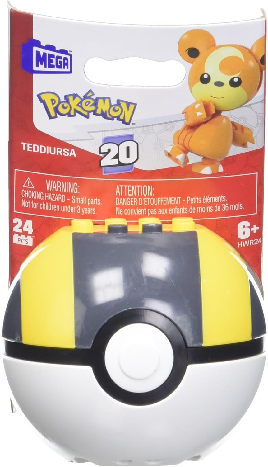 HWR20 Mega Construx Pokeball Teddiursa