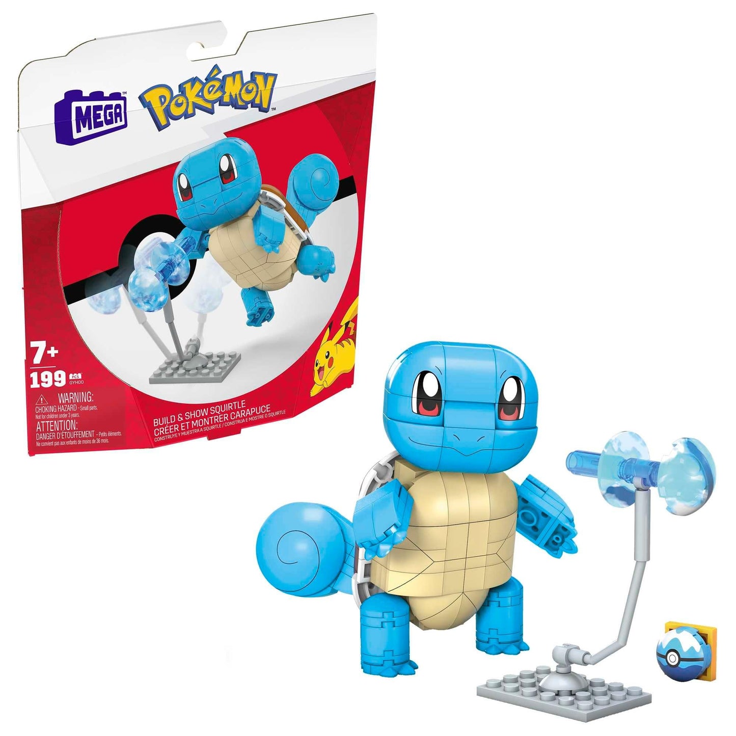 GYH00 Mega Pokemon Build and Show Squirtle