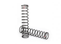 7858 Springs, shock (natural finish) (GTX) (1.538 rate, red stripe) (2)