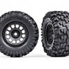 7875  Tires & wheels, assembled, glued, XRT Race black wheels