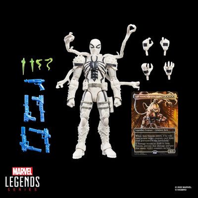 HSG0640 Spider-Man Marvel Legends Series Magic: The Gathering Agent Anti-Venom 6-Inch Action Figure and Card