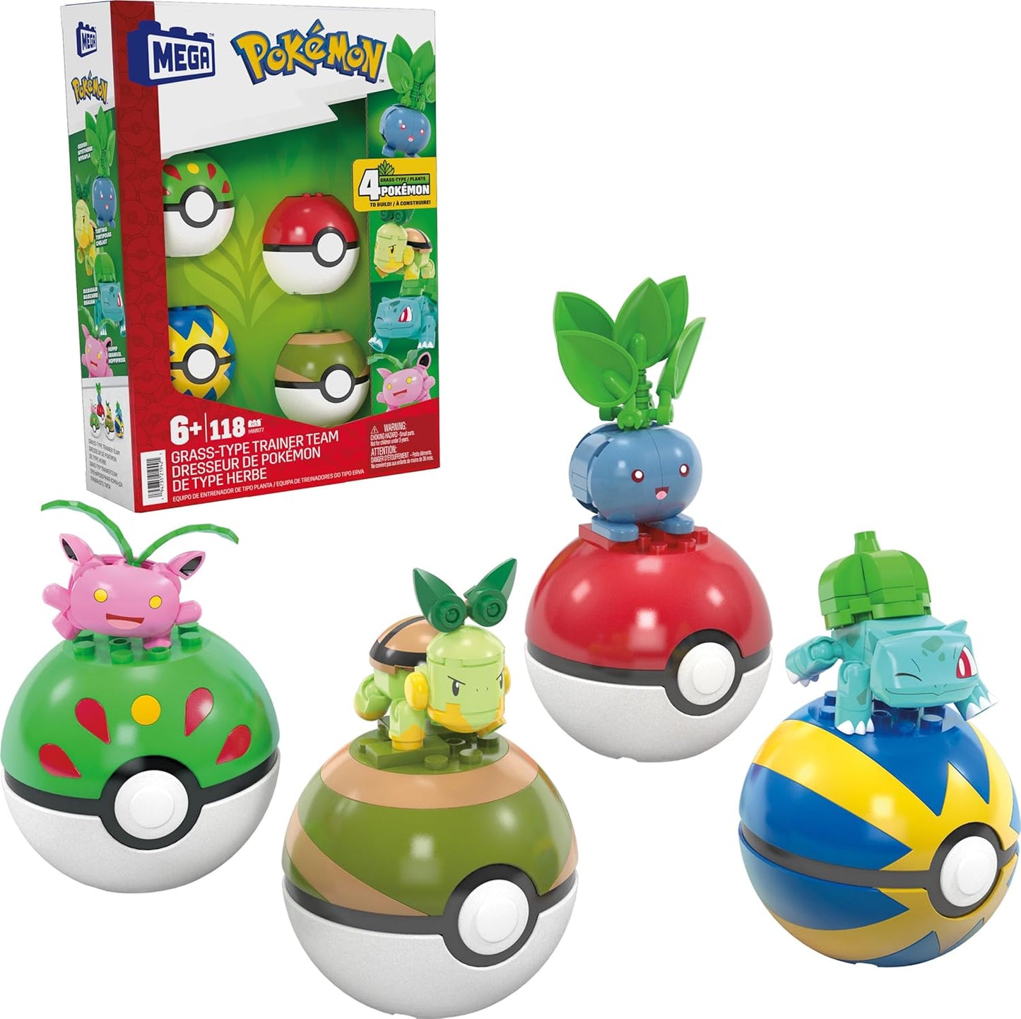 HWR77 Mega Pokemon Grass-Type Trainer Team