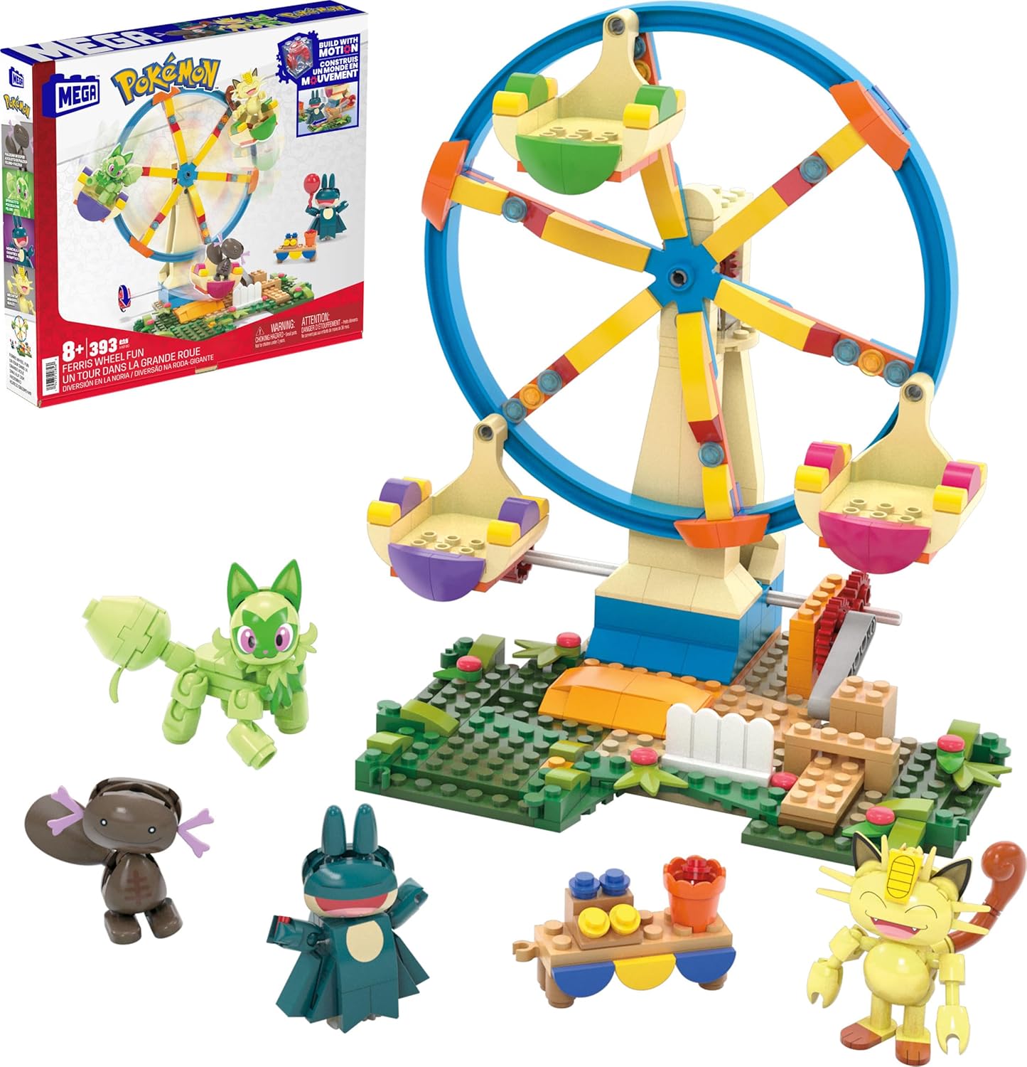HXF80 MEGA Pokemon Ferris Wheel Fun
