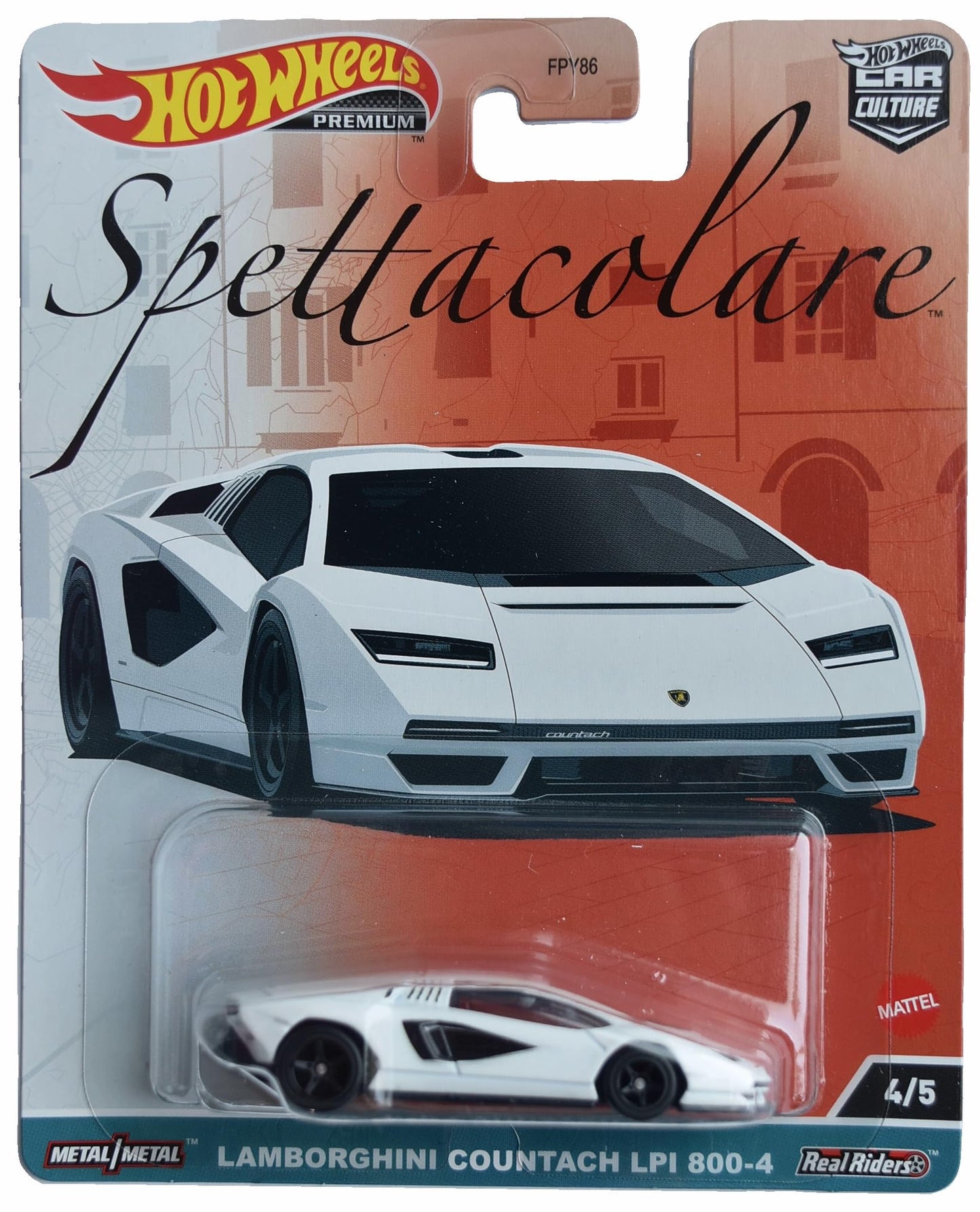 HWFPY86 Lamborghini Countach White Spettacolare