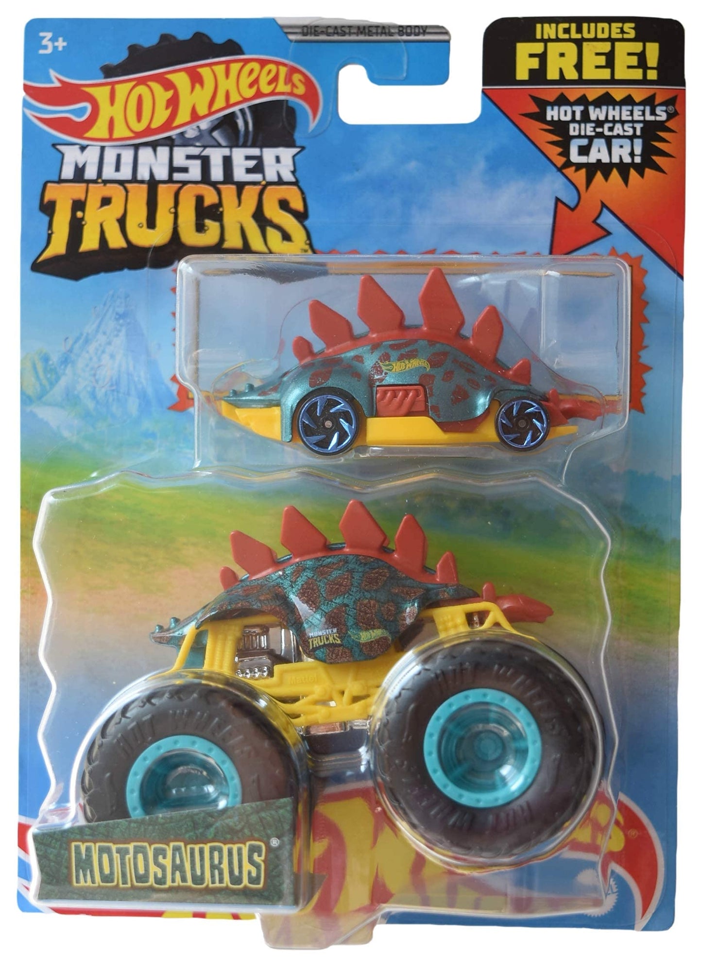 HWGRH81 1:64 Monster Trucks Motosaurus