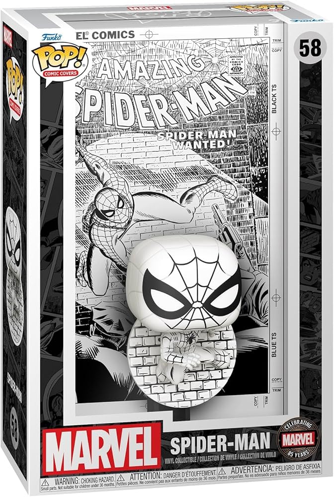 FU80875 Spider-Man Comic Cover Black & White