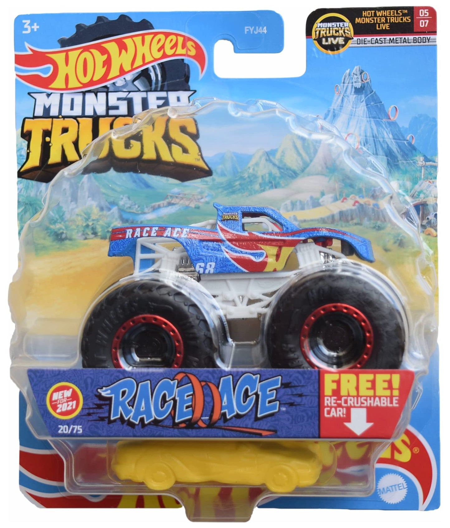 HWGRH81 1:64 Monster Trucks Night Shifter