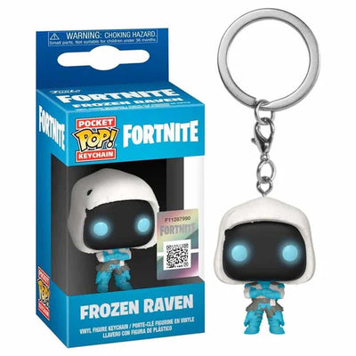 FU44753 Fortnite-Frozen Raven Keychain