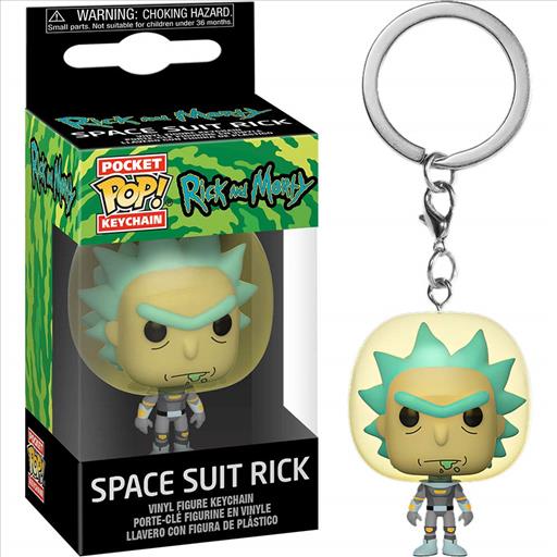 FU45419 Rick and Morty-Space Suit Rick Keychain