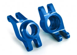 8952X Carriers, stub axle (blue-anodized 6061-T6 aluminum) (rear)