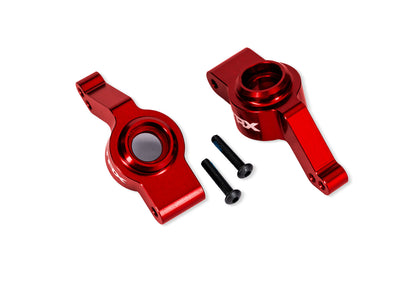 9065-RED Red Aluminum Stub Axle Carriers (L&R)