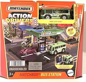 MBHDL10 Matchbox Action Drivers Bus Station